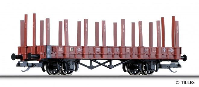 2 axle Flat car<br /><a href='images/pictures/Tillig/14628_HM.jpg' target='_blank'>Full size image</a>
